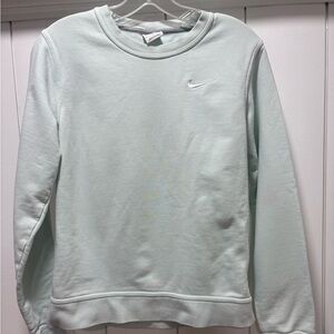 Nike Sportswear Crew Neck Sweatshirt Barely Mint Green Men Size Small *flaw Spot